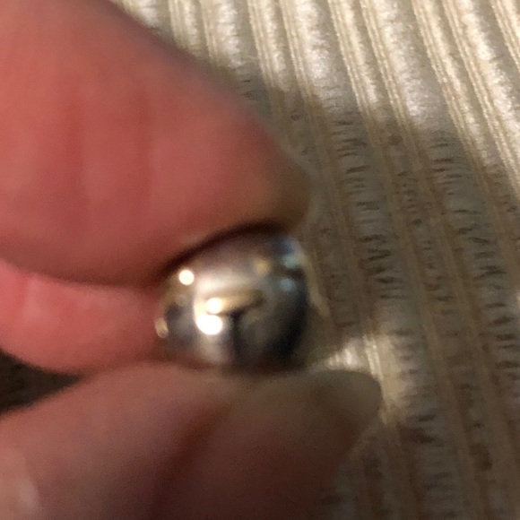 Pandora type bead 14 Mt and sterling silver geomet - Picture 3 of 4